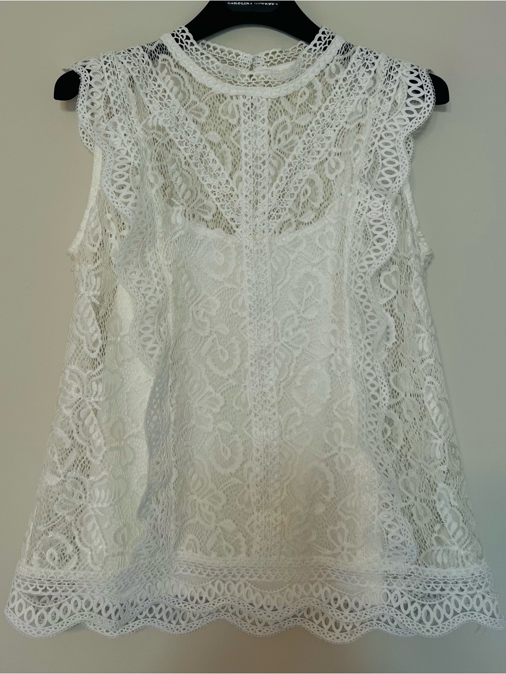 Sleeves lace top by Adiva size S